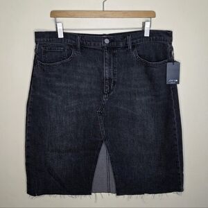 NWT Joe's Jeans | High Rise Nerine Black Wash Denim Skirt Size 34